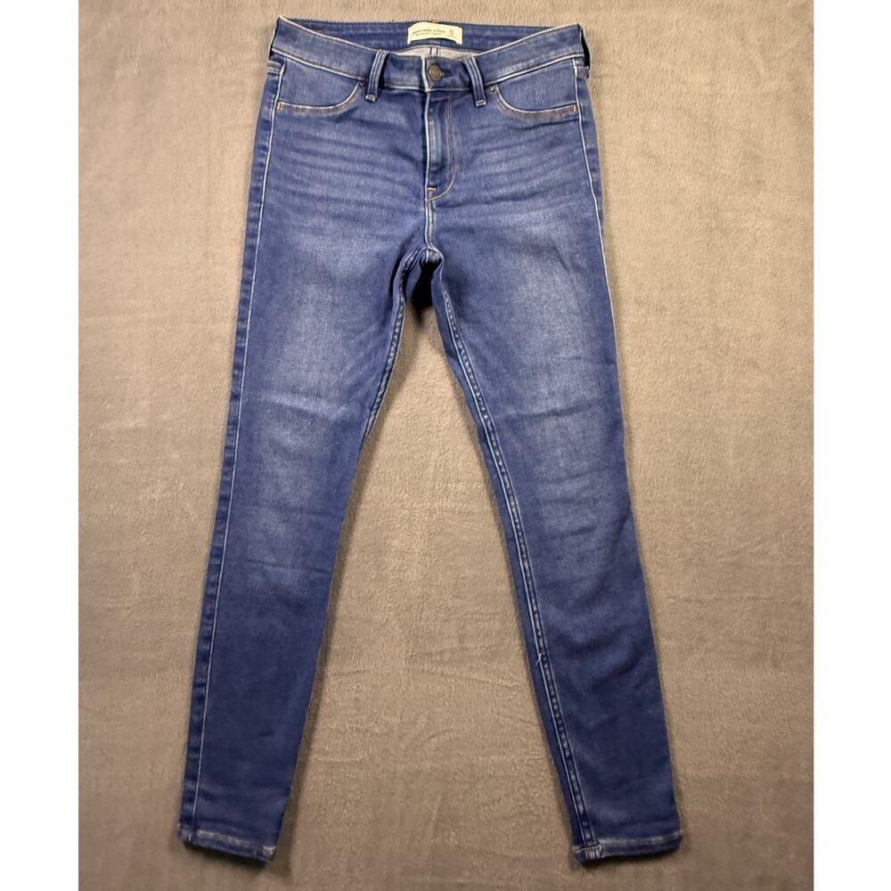 Abercrombie & Fitch Mid Rise Jean Leggings Size 27 / 4 Mid Wash (27" inseam)